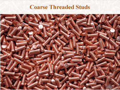 Coarse Threaded Studs 